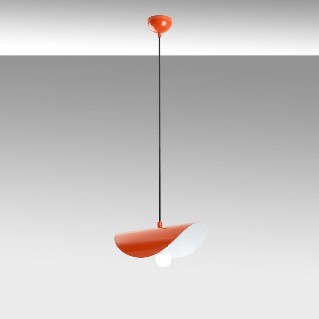 Candeeiro de Teto Eger – Laranja – 30 x 20 x 10 cm