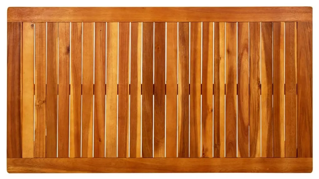 Mesa de centro p/ jardim 110x60x45 cm madeira de acácia maciça