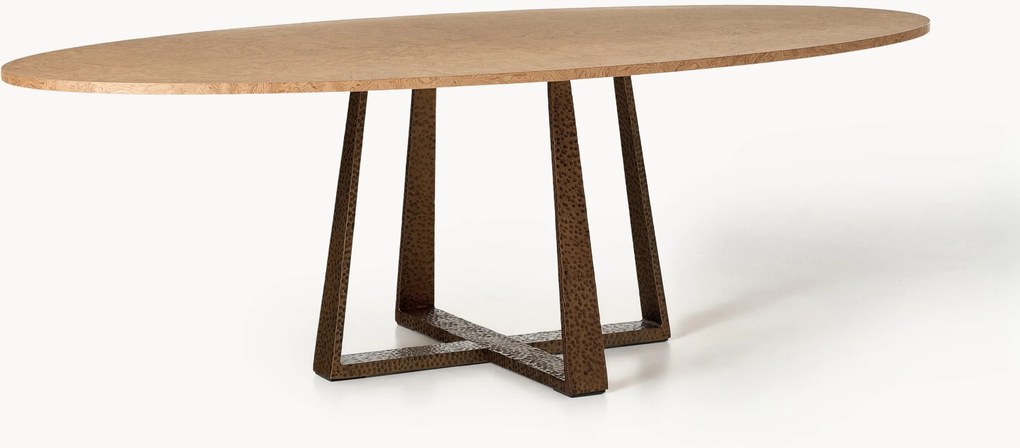 Mesa de jantar oval Amella, vários tamanhos