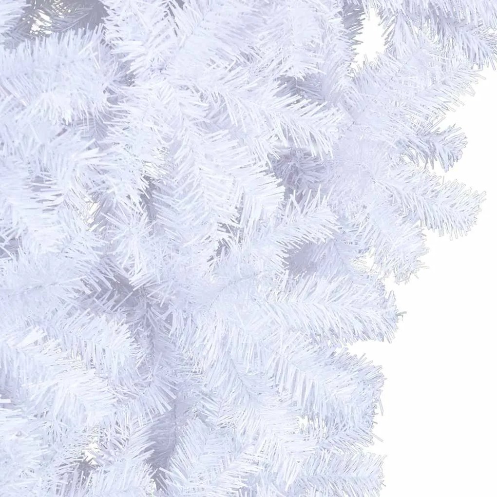 Árvore de Natal artificial invertida com suporte 180 cm branco