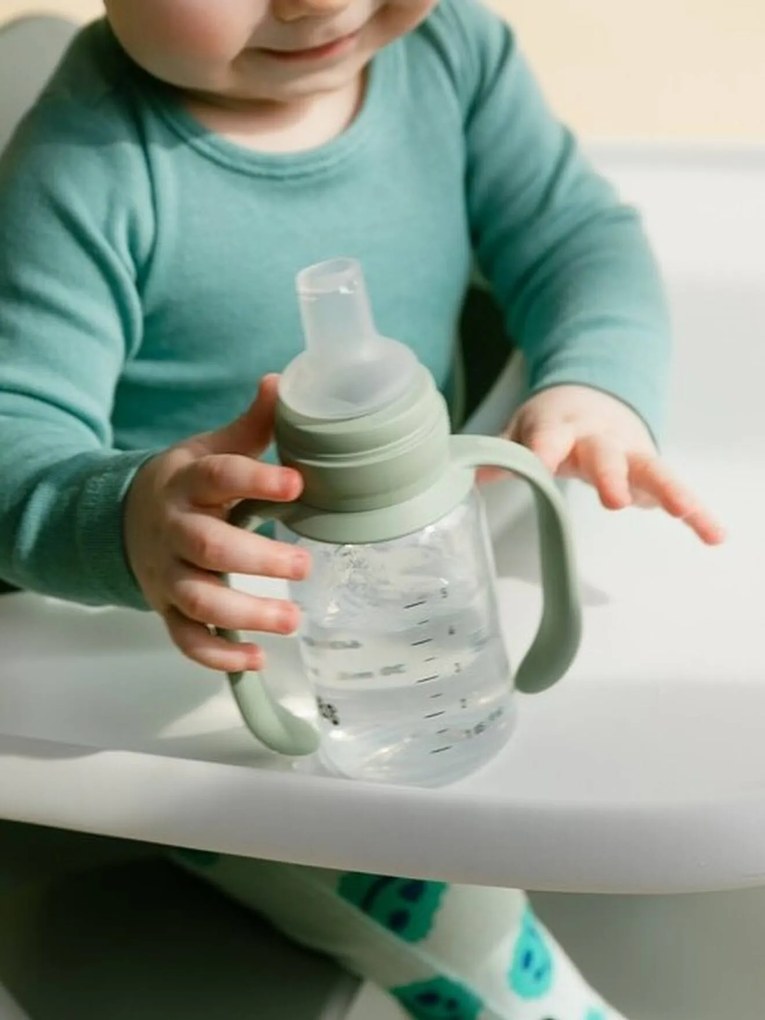Biberão copo de aprendizagem 150 ml BIBS verde-salva