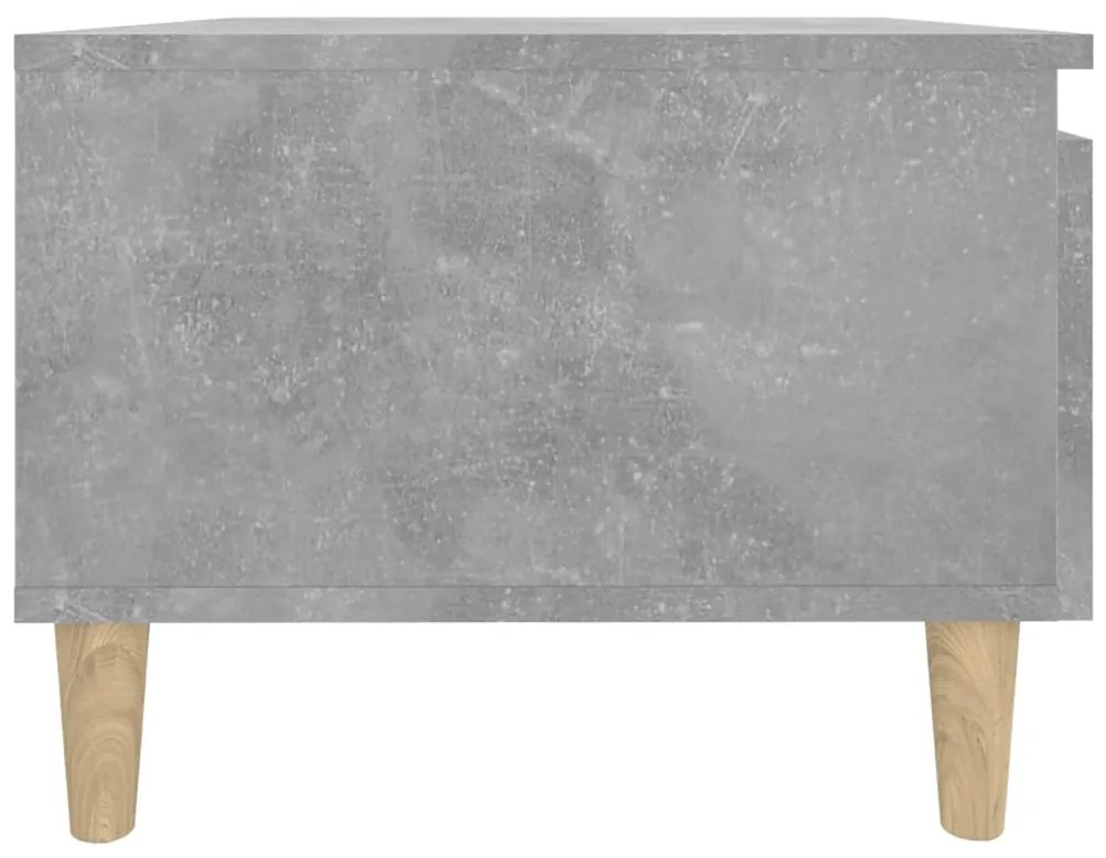 Mesa de apoio 50x46x35 cm derivados de madeira cinzento-cimento
