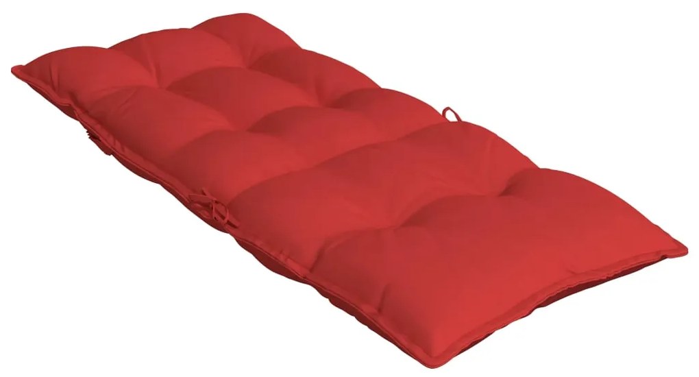 Almofadões p/ cadeira encosto alto 6 pcs tecido oxford vermelho