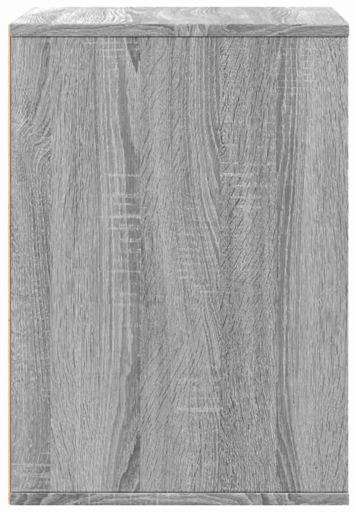 Cómoda com 3 Gavetas - 60x41x58 cm - derivados de madeira - cinzento s