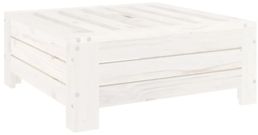 Cobertura p/ base de guarda-sol madeira de pinho maciça branco