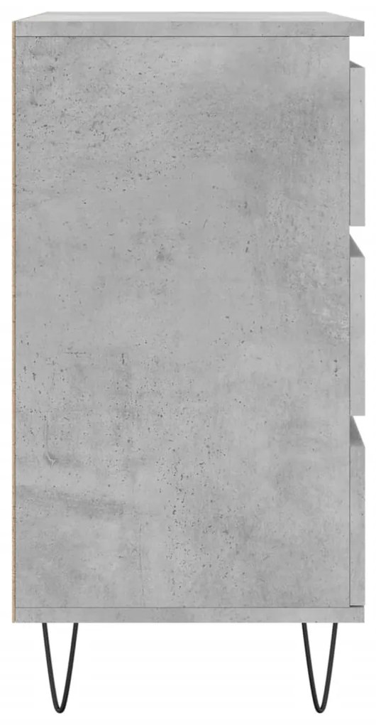 Aparador 60x35x70 cm derivados de madeira cinzento cimento