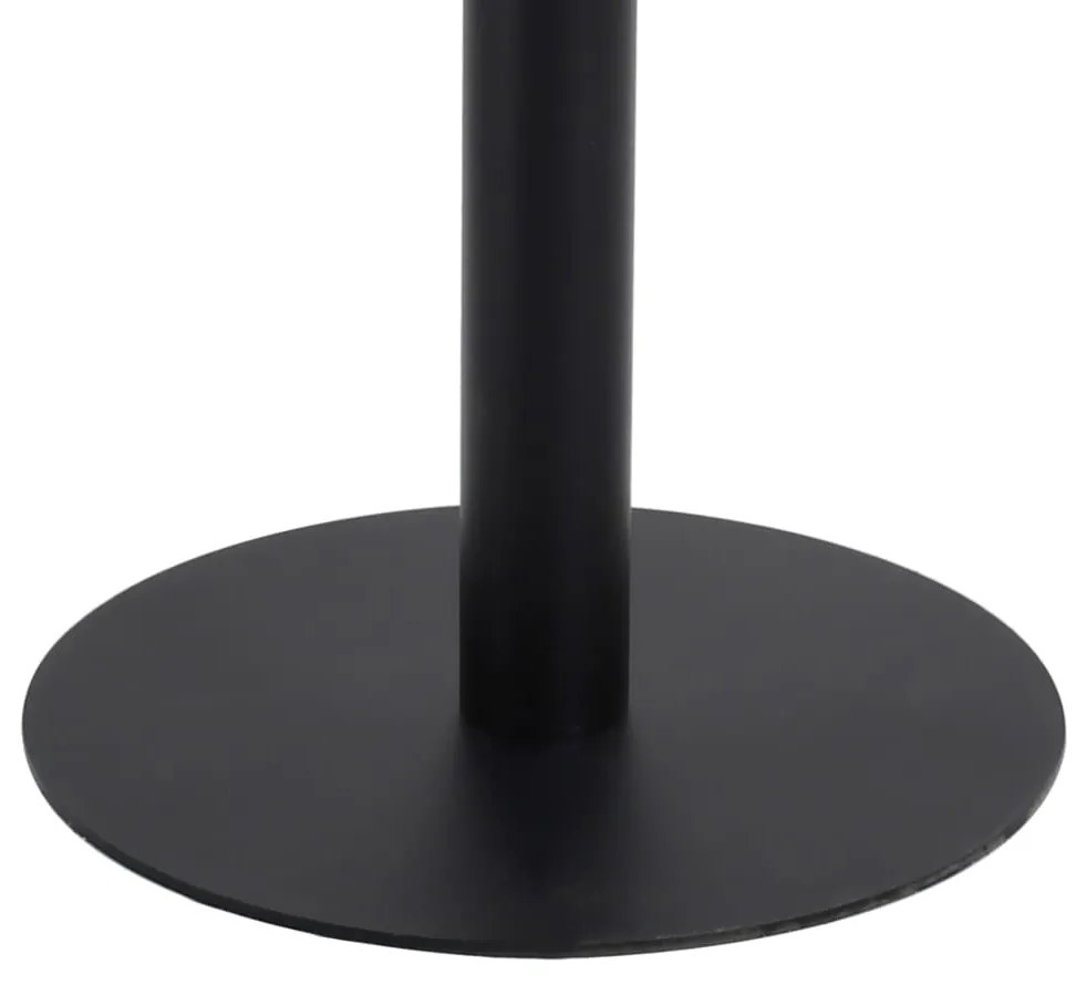 Mesa bistrô 80x80 cm MDF castanho-claro