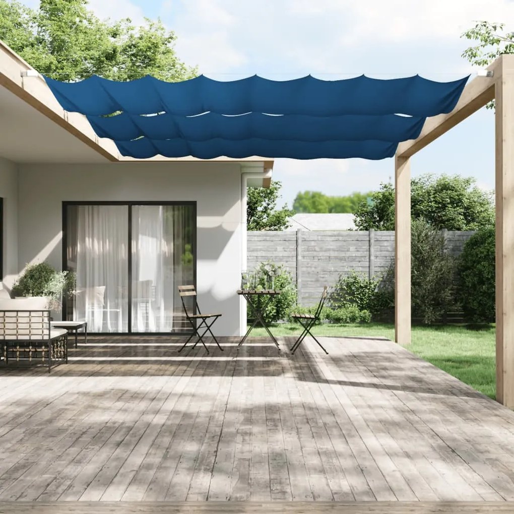 Toldo vertical 180x600 cm tecido oxford azul