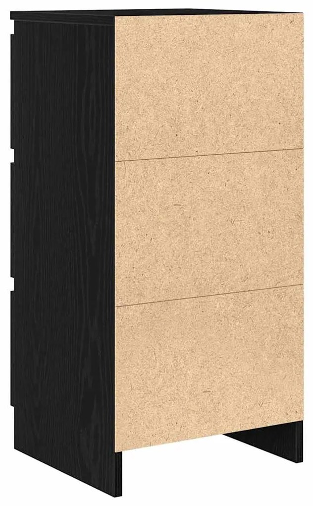 Aparador 37,5x35x76 cm derivados de madeira carvalho preto