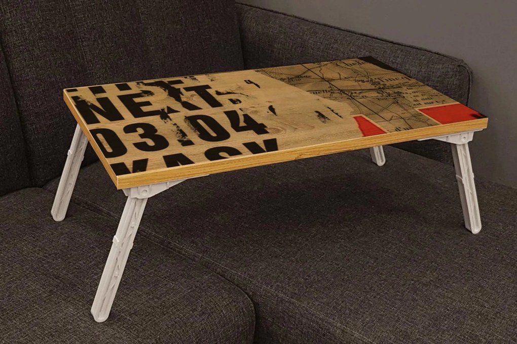 **** Secretária Elevatória para Portátil Gusto – Atlantic Pine White –
