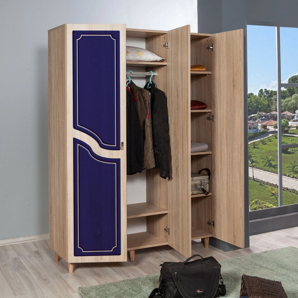 Roupeiro Mode – Carvalho Sonoma – 135x192x52 cm