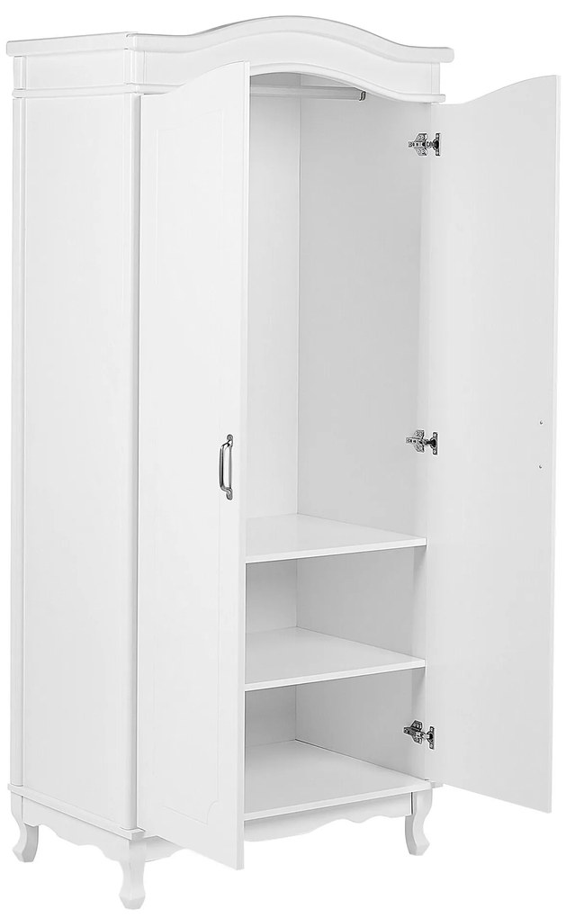 Roupeiro com 2 portas branco 187 cm CAMMIN Beliani
