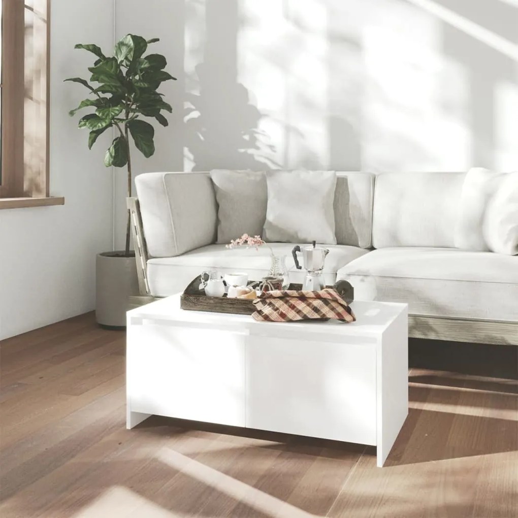 Mesa de centro 90x50x41,5 cm derivados de madeira branco