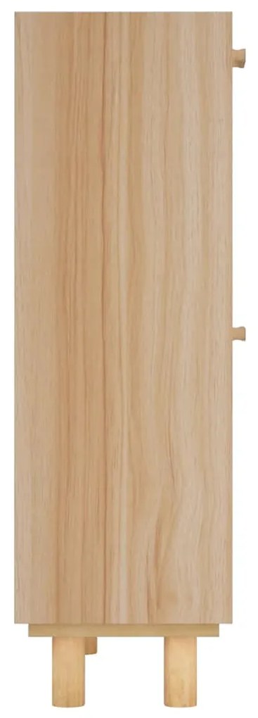 Sapateira 52x25x80cm derivados de madeira/vime natural castanho