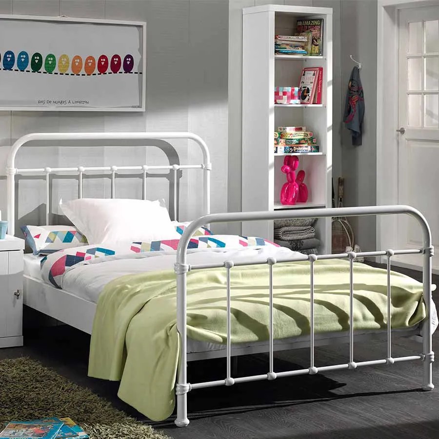 Cama Infantil NEW YORK 120x200CM + Estrado Branca