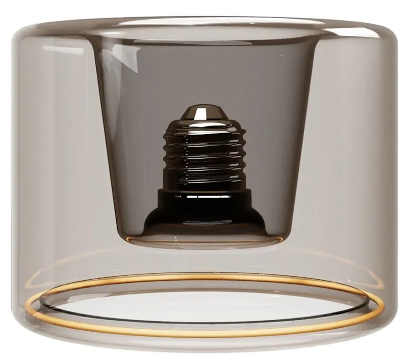 Lâmpada LED Smoky Linha Fantasma Donut Embutido 120x90 6W 380Lm E27 1900K Regulável - G13
