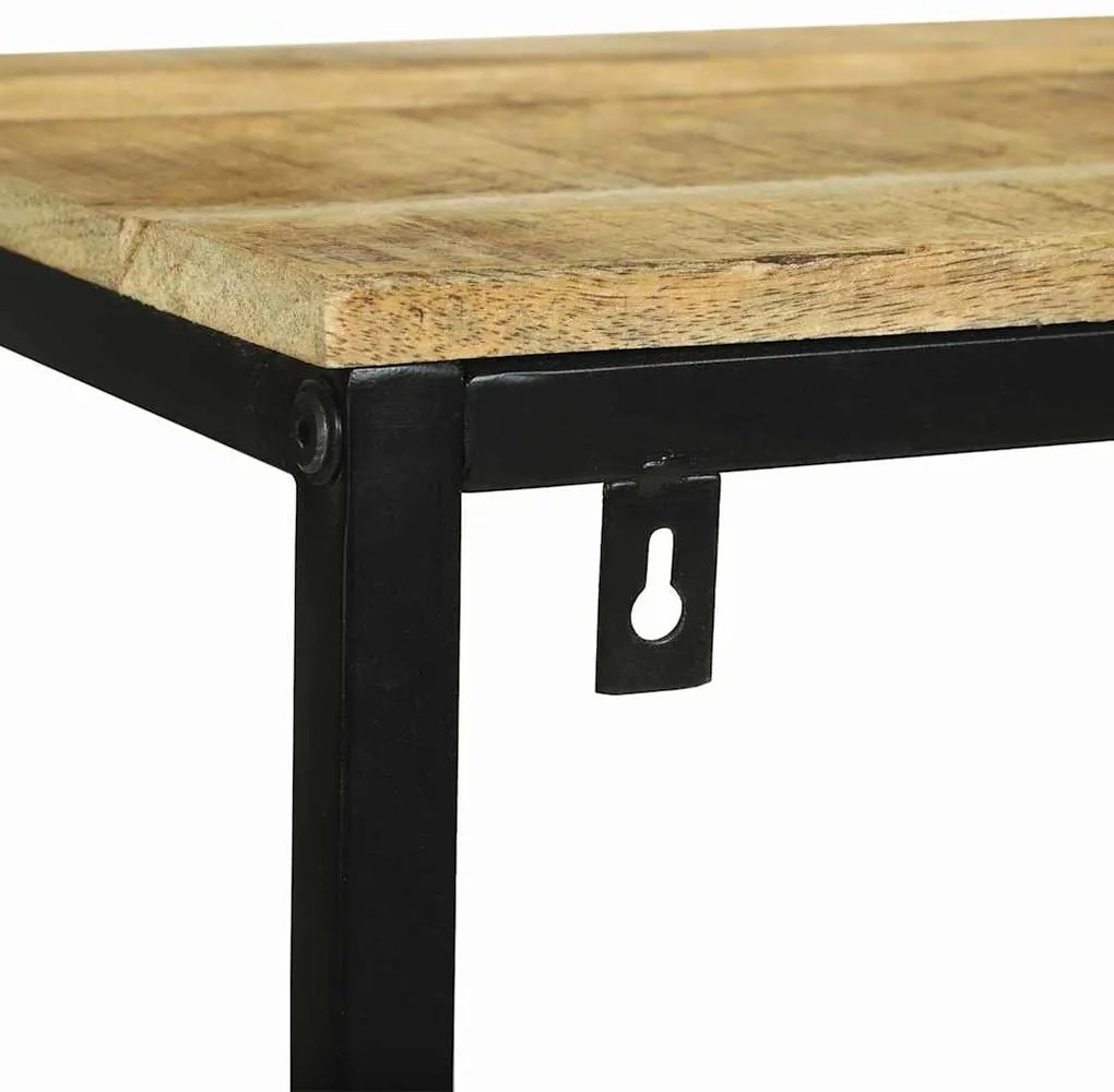 Estante 70x35x110 cm Madeira Sólida Mango Rugoso