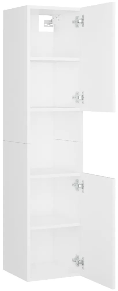Conjunto de móveis de casa de banho contraplacado branco