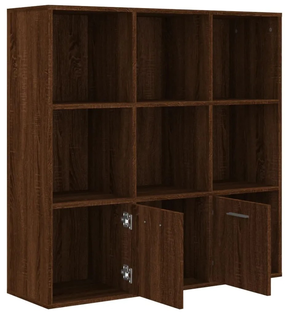 Estante 98x30x98 cm cor carvalho castanho