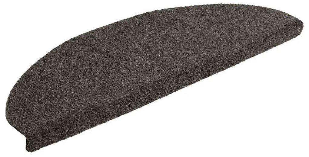 Tapetes de escada autoadesivos 20 pcs 65x21x4 cm antracite