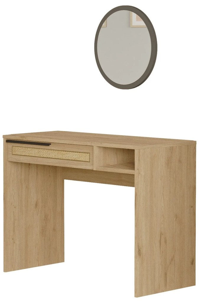 Mesa de Maquilhagem ON18 – Nogueira – 100x75x44,5 cm