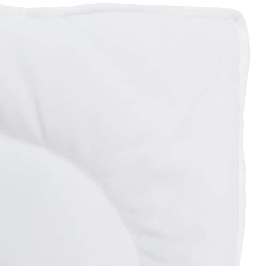 Edredão com travesseiro 3 pcs Branco 240 x 260 cm Microfibra
