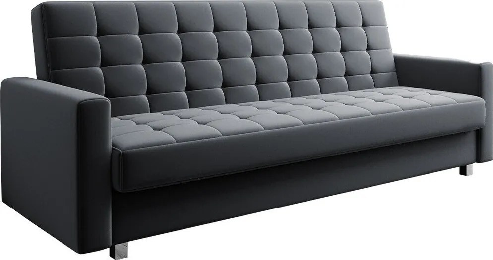 Sofá-cama Decatur 105, Cama com arrumação, 95x216x90cm, 67 kg, Pernas: Metal
