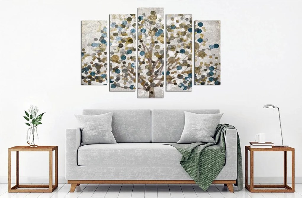 Pintura Decorativa em Tela BC64 – Multicolor – 105 x 70 cm