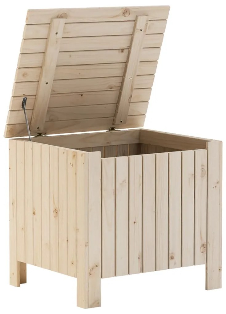 Caixa de arrumação com tampa RANA 60x49x54 cm pinho maciço