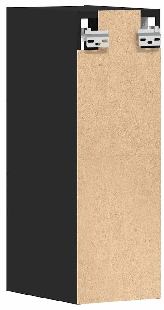 Armário de parede “Riga” 20x29,5x60 cm derivados madeira preto