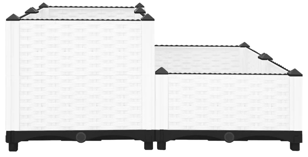 Canteiro elevado 80x80x38 cm polipropileno