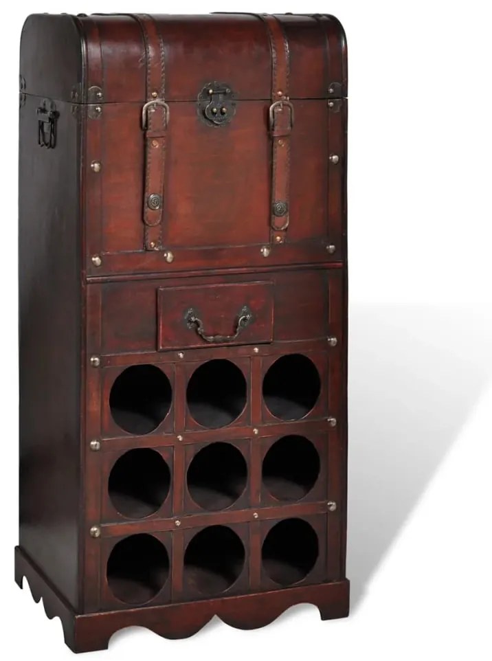 Garrafeira para 9 garrafas de vinho