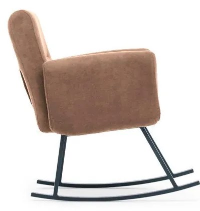Cadeira de Balanço Kono – Castanho Claro – 86x50x99 cm