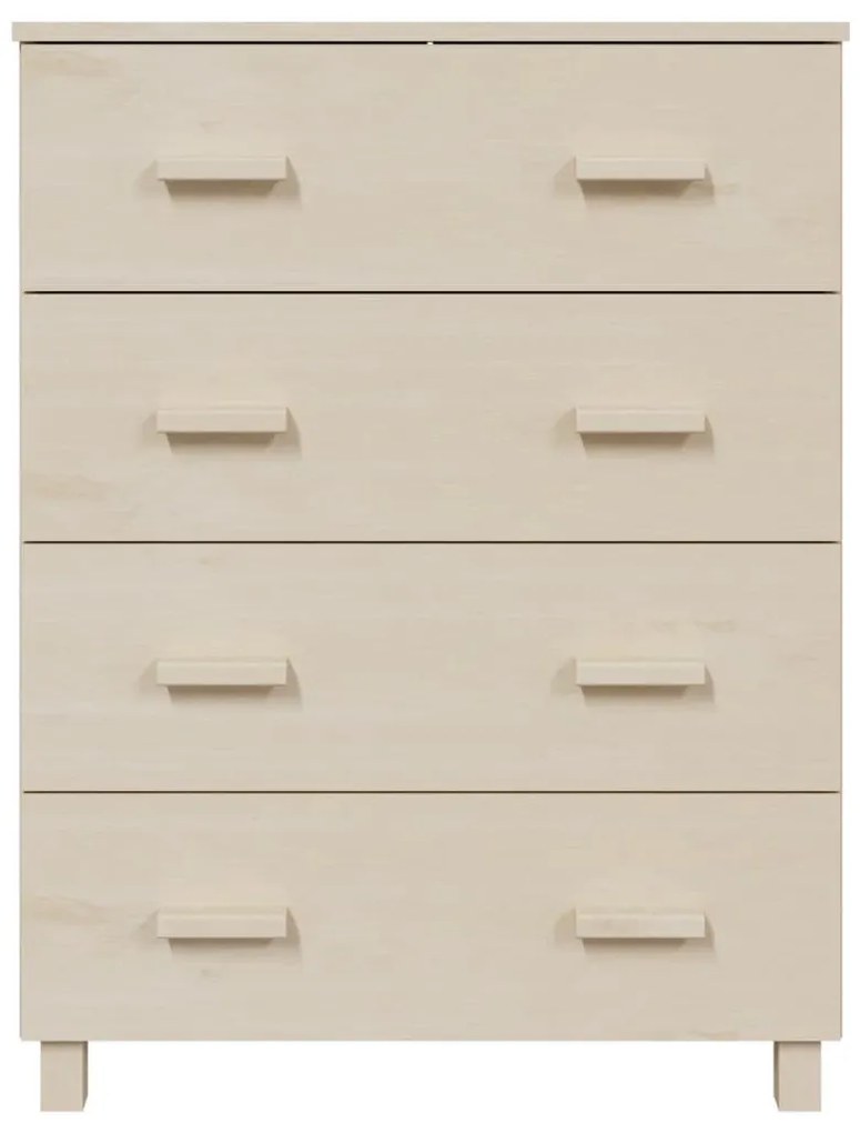 Aparador HAMAR 79x40x103,5 cm pinho maciço castanho-mel