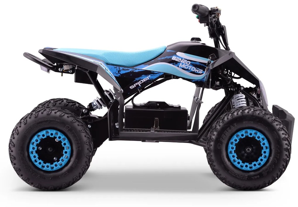 Moto 4 elétrica para crianças Motors SPIDER 1000W Azul