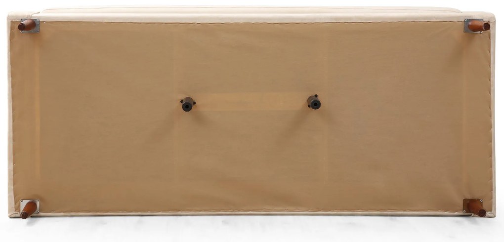 Sofá de 3 Lugares Rome – Bege – 215 x 90 x 70 cm
