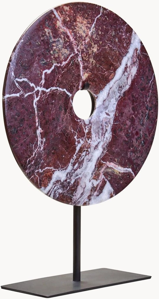 Escultura redonda em disco de mármore Salmo