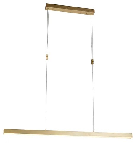 Candeeiro de suspensão ajustável latão dimmer to warm incl. LED - Juliet Design
