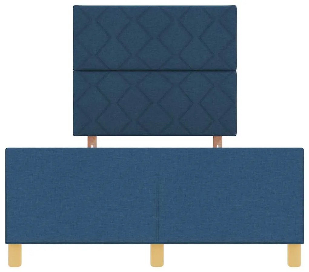 Cama Azul vidaXL 120x200 cm Tecido
