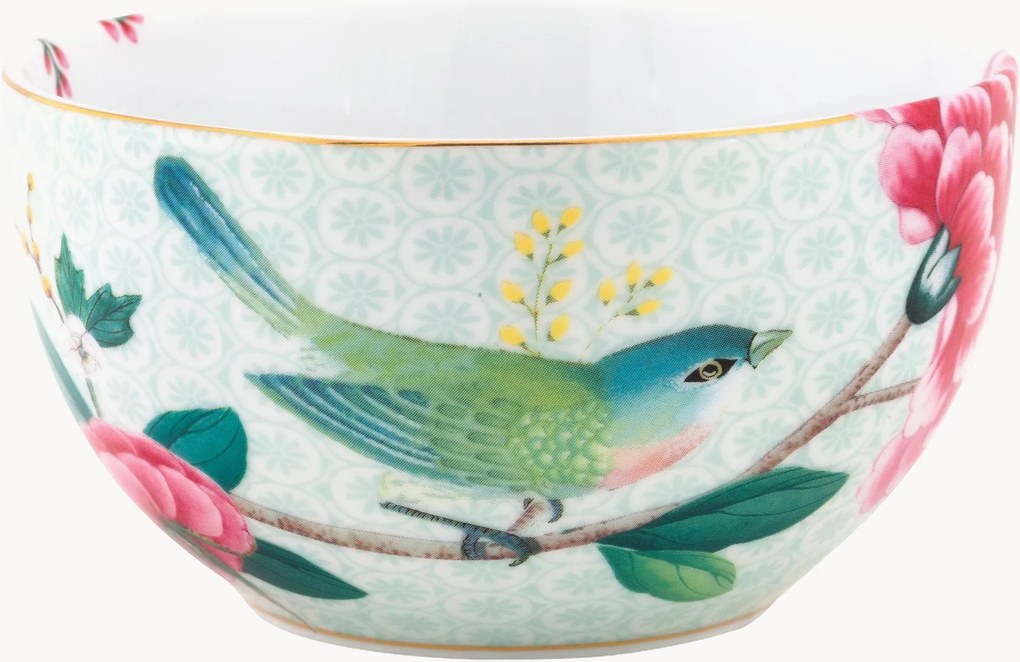 Taças pequenas de porcelana Blushing Birds, conjunto de 2