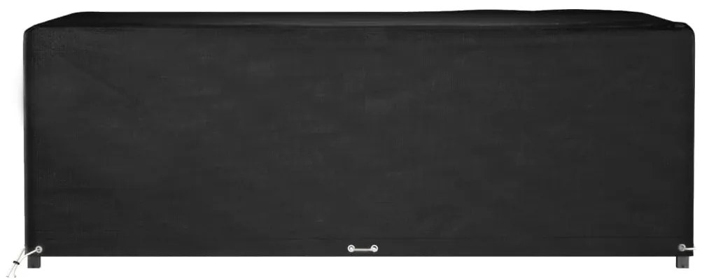 Capa p/ mobiliário de jardim 12 ilhós 230x165x80 cm retangular