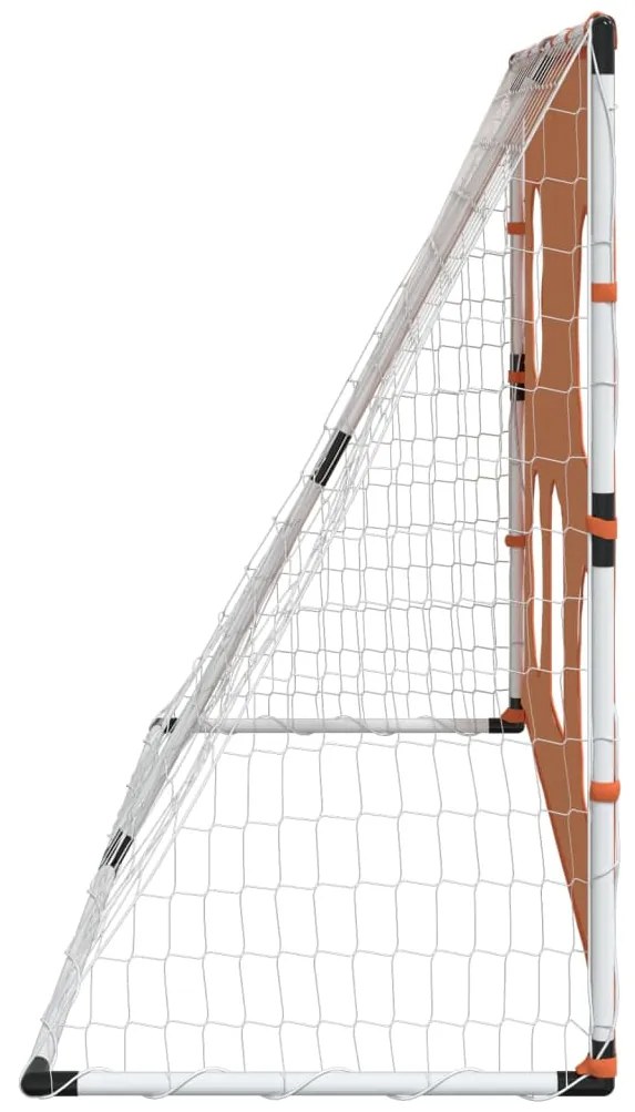 Baliza de futebol infantil com alvos e bola 182x62x118 cm