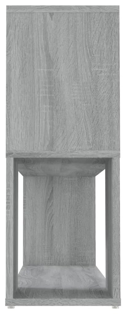Estante 100x24x63 cm derivados de madeira cinzento sonoma