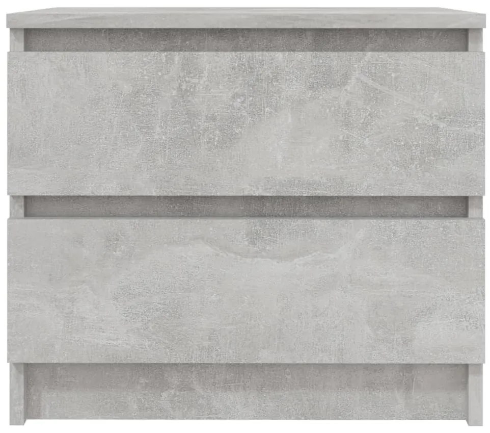 Mesa de cabeceira derivados de madeira cinzento cimento