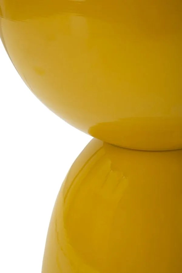MESA DE APOIO YAO Ø 31X46 CM AMARELO