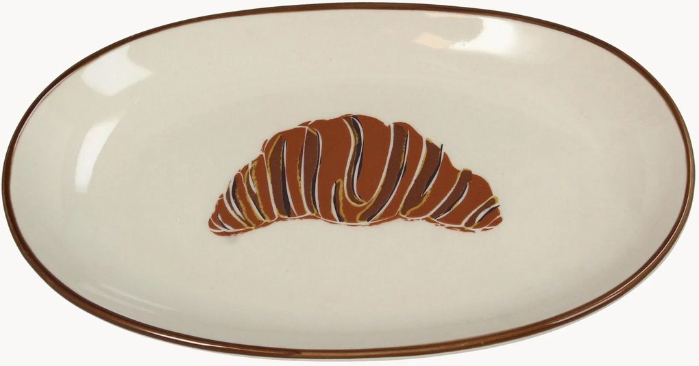 Pratos de servir Croissant, conjunto de 4