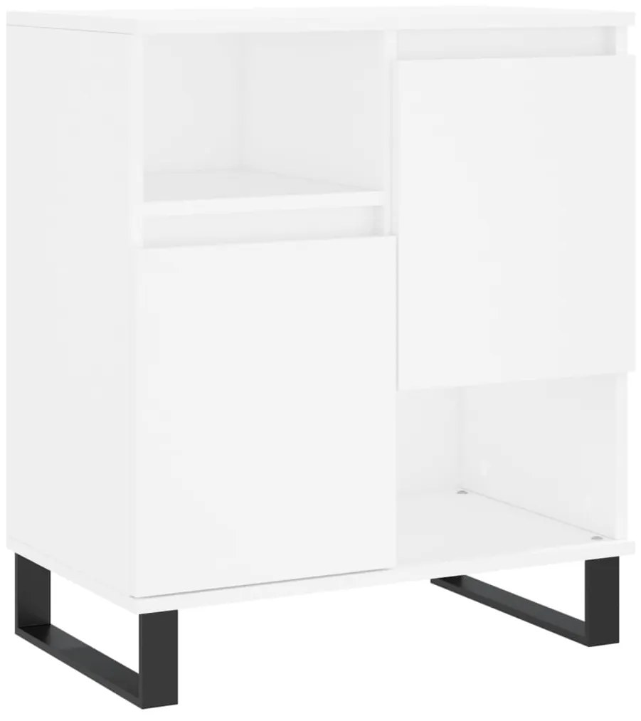 Aparadores 3 pcs madeira processada branco