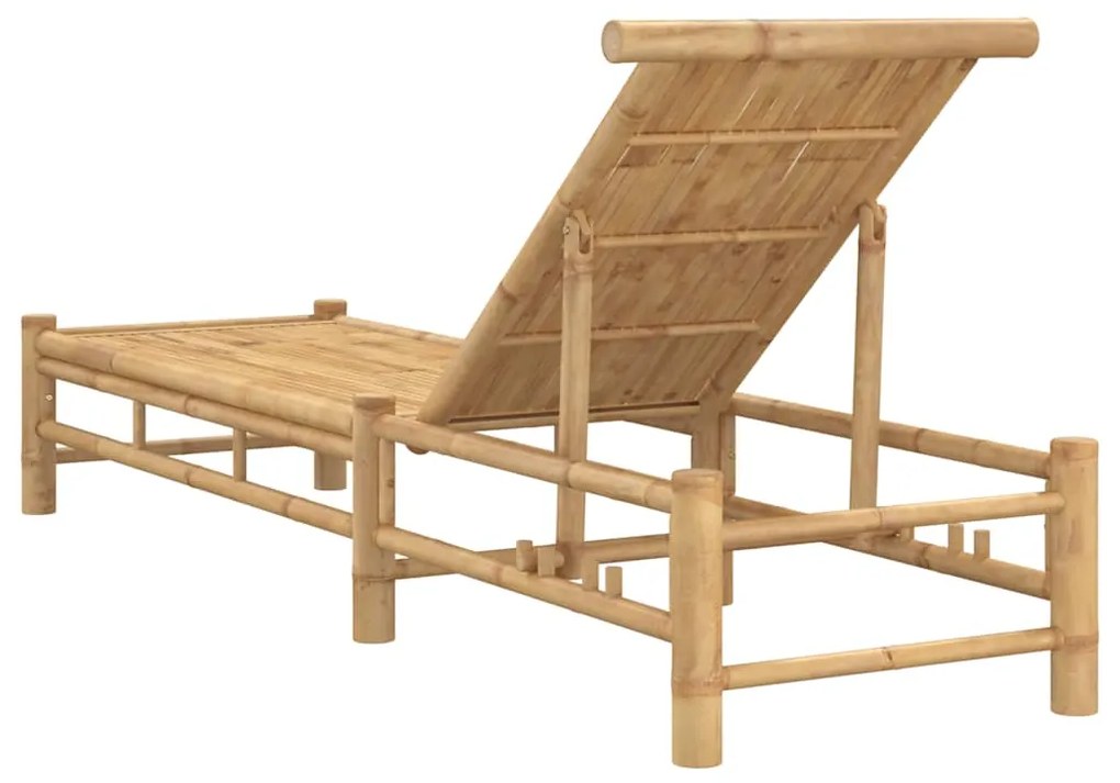 Espreguiçadeira 55x199x30 cm bambu