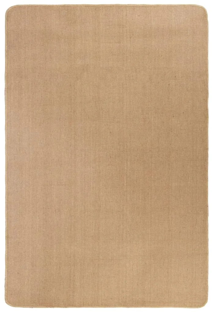 Tapete de juta com apoio de látex 180x250 cm