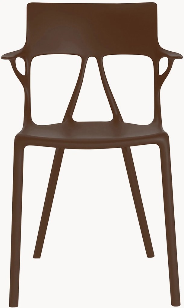 Cadeiras de jardim A. I. com braços, conjunto de 2